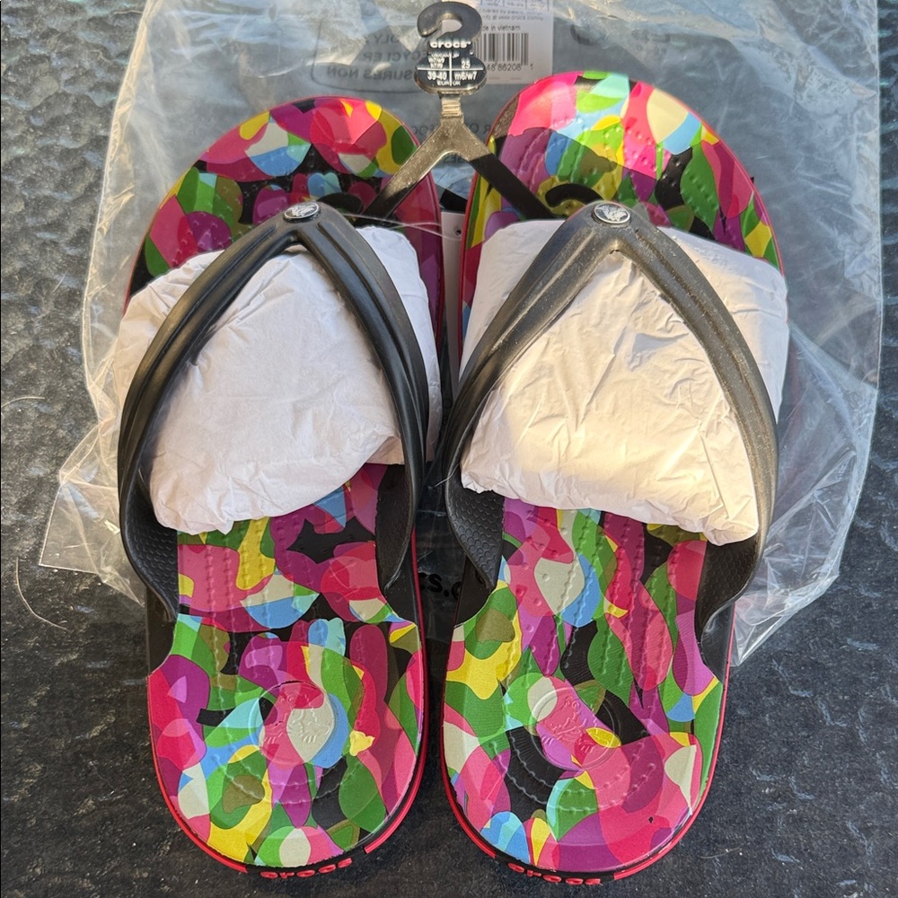 Crocband Bubboe Block Flip Flop